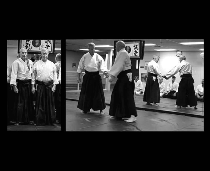 Students practicing aikido at Rocky Mountain Aikikai