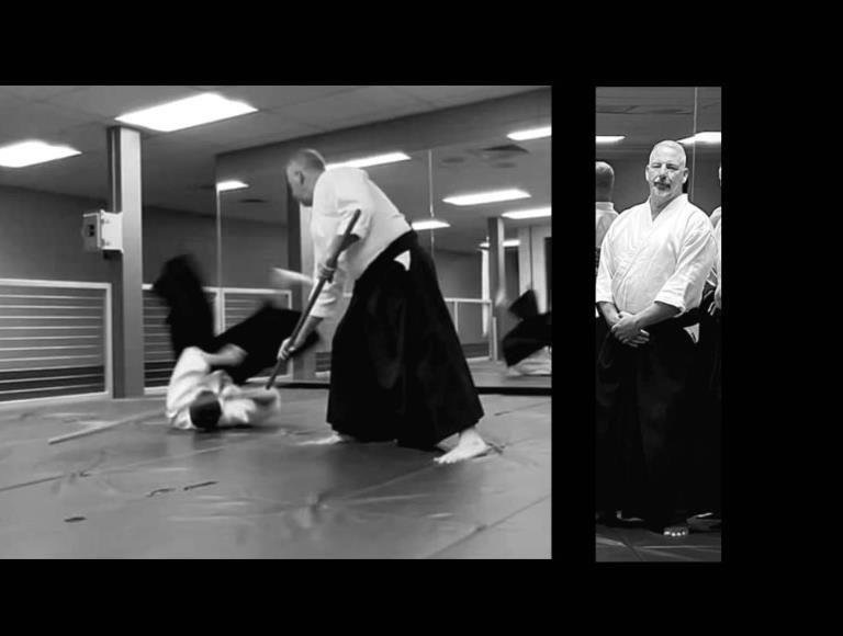 Students practicing aikido at Rocky Mountain Aikikai