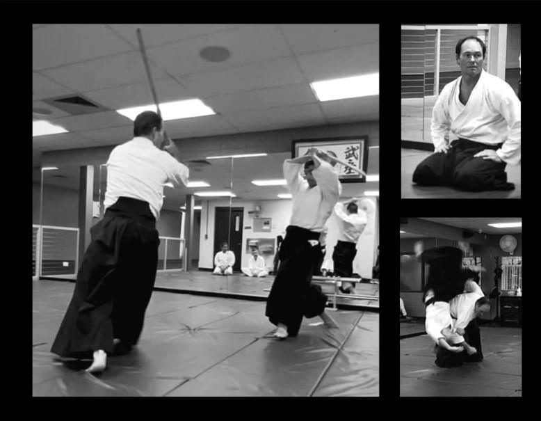 Students practicing aikido at Rocky Mountain Aikikai