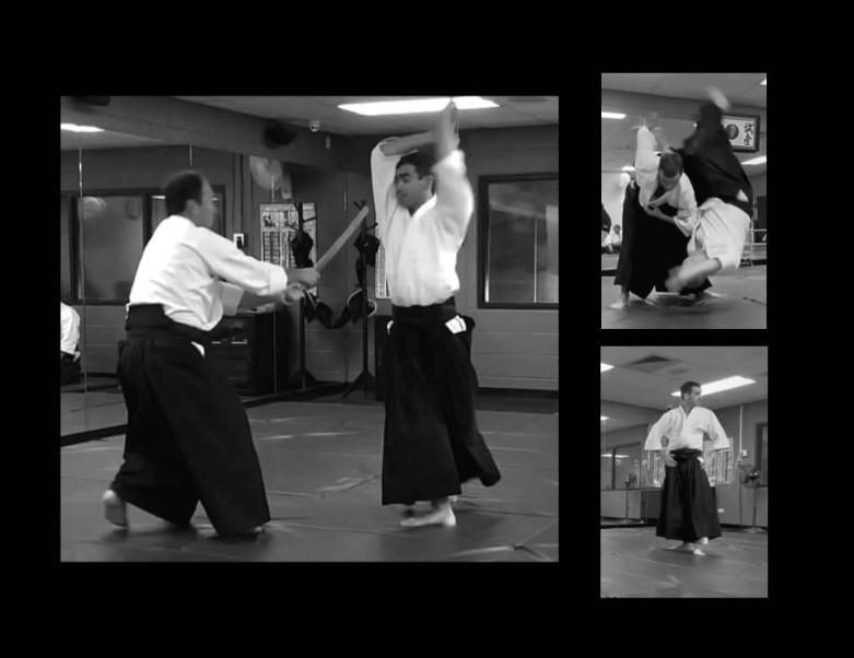 Students practicing aikido at Rocky Mountain Aikikai