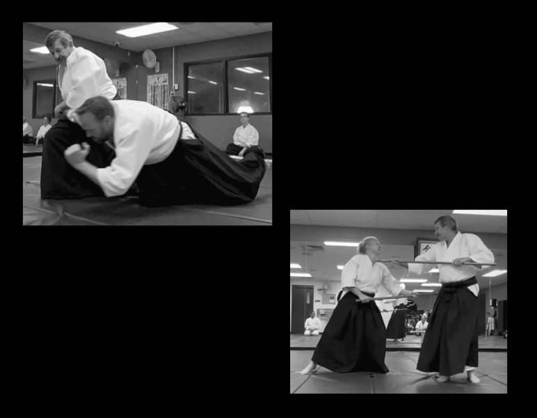 Students practicing aikido at Rocky Mountain Aikikai