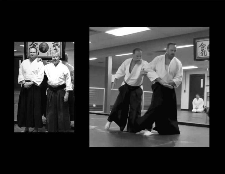 Students practicing aikido at Rocky Mountain Aikikai