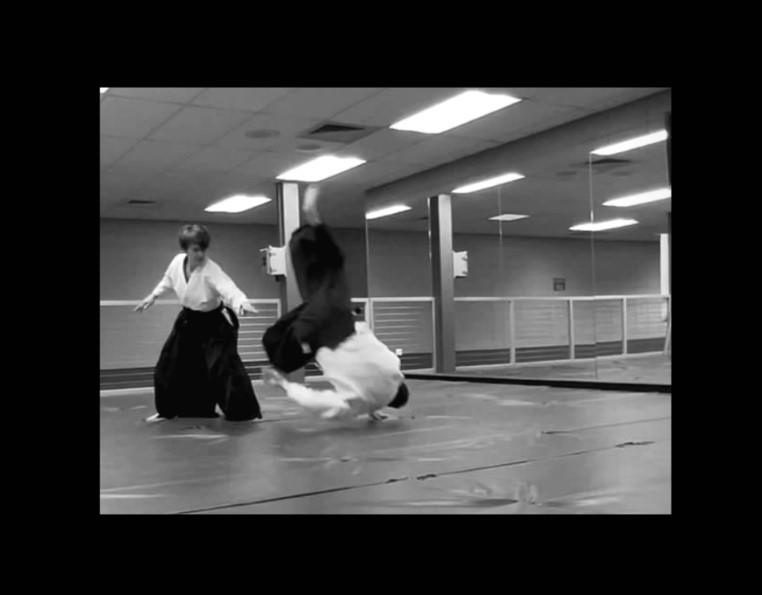 Students practicing aikido at Rocky Mountain Aikikai
