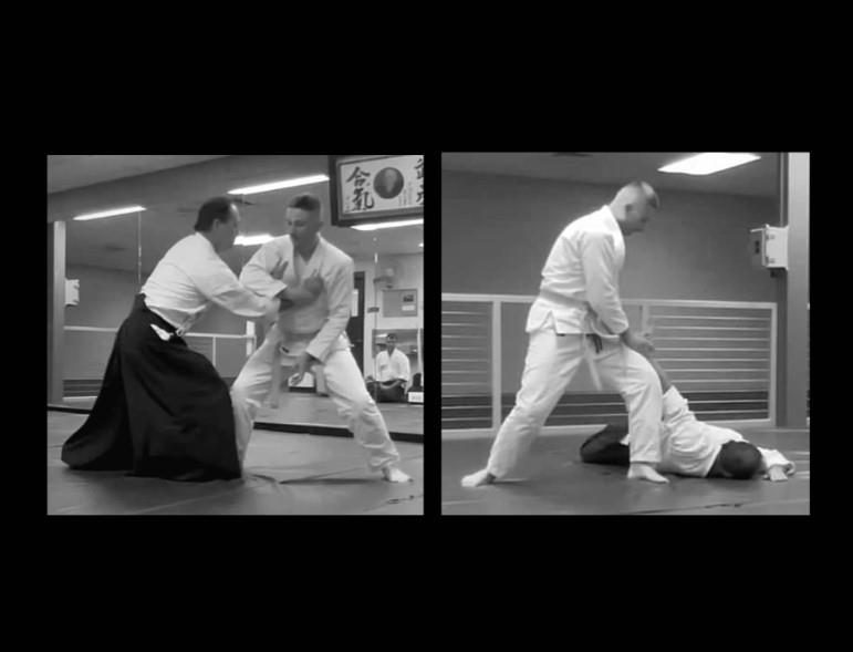 Students practicing aikido at Rocky Mountain Aikikai